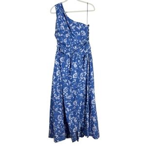 Abercrombie & Fitch One-Shoulder Cutout Maxi Dress Floral Maxi Size Large NWOT